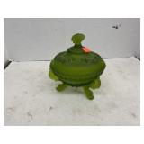 Vintage Green Glass Decor (West Moreland)