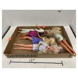 Group Lot Barbies & Accessories