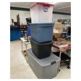 4 ct. - Large Platic Totes