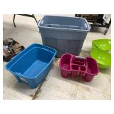 Group Lot Totes & Plastic Containers