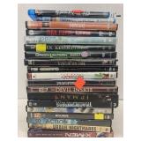 Approx 17 Ct DVDs W/ 2 Ct Blue-rays