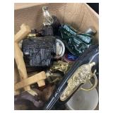Lot Of Unique Glass Decor, Vntg Toy Gun,