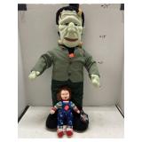 2 ct. - Vintage Horror Stuffed Dolls