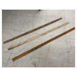 3 ct. - Vintage Yardsticks