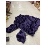 Purple Fur Coat & Hat