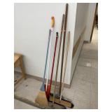 Group Lot Brooms, Mop, etc