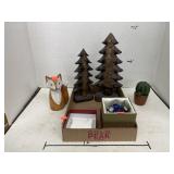 Group Lot Woodland Decor, Ornament