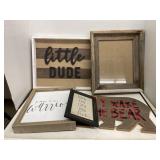 5 ct. - Woodland Decor, Frames, etc