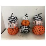 3 ct. - Stuffed Pumpkin Decor