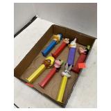 7 ct. - Vintage Pez Dispensers