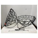 2 ct. - Metal Rustic Hanging Planters