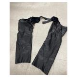 Open Road Motorcycle/Leather Chaps (Size Lg)