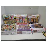 6 Cnt Brand New Puzzles 300 & 500 Pieces