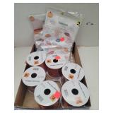 Lot of Plastic Tablecloths  & Decorative  Ribbon