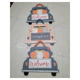 3 Cnt Fall Decor Signs