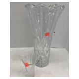 2 Ct Full Lead Crystal Vases