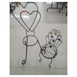 2 Cnt Metal Flower Pot Holders