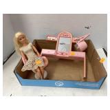 Barbie Doll & Barbie Salon Vanity
