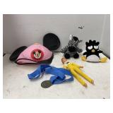 5 ct. - Vintage Dolls, Medal, and Disney Hat
