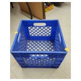 Blue Milk Crate