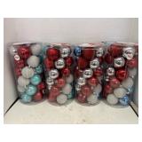 4 ct. - Large Christmas Ornaments (30 per Pack)