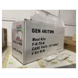 1 Case - Plastic Meal Kits