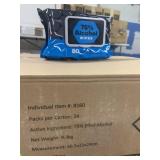 1 Case (24 packs per case) Alcohol Wipes