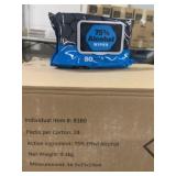 1 Case (24 packs per case) Alcohol Wipes