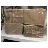 4 ct. - Packs of Brown Luncheon Napkins