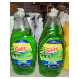 2 Cnt Gain Professional Dish Soap 38 oz