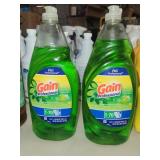 2 Cnt Gain Professional Dish Soap 38 oz