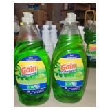2 Cnt Gain Professional Dish Soap 38 oz