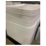 Stack of Styrofoam Trays