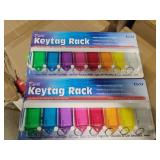 2 Cnt Keytag Rack