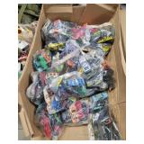 Large Flat of Bagged Up Toy Cars Hot Wheels