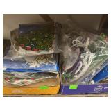 Lot of Lighted Christmas Decorations