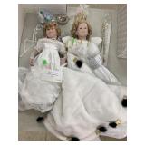 2 Danbury Mint Dolls, w Accessories