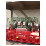 Coca-Cola Glass Bottles. Cartons, Crate