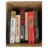Box of Danielle Steel Books and Misc Books