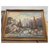 Framed Signed Painting