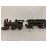 2 PC Metal Train