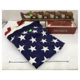 Elephant Decoration, Flag, Empty Swisher Sweets