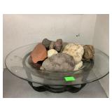 Bowl with Rock Decoration