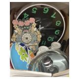 Lot of Clocks, Dishes, Vrty.