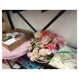 Group Lot Flowers Misc Craft / Decor Items