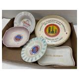 Vintage Ashtrays Flat