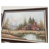Framed Signed Painting