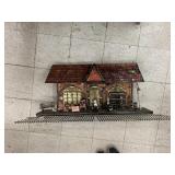 Metal Train Station Art, some pcs need repaired