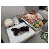 Art Supplies- Yarn, Glitter, Paper, Misc.