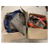 2 boxes of clothes